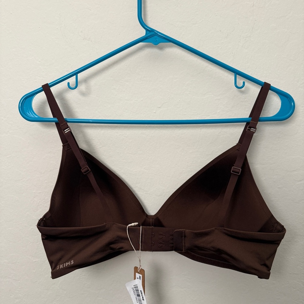 NWT Skims Wireless Form T-Shirt Bra in Cocoa - Size 36C - Picture 8 of 12